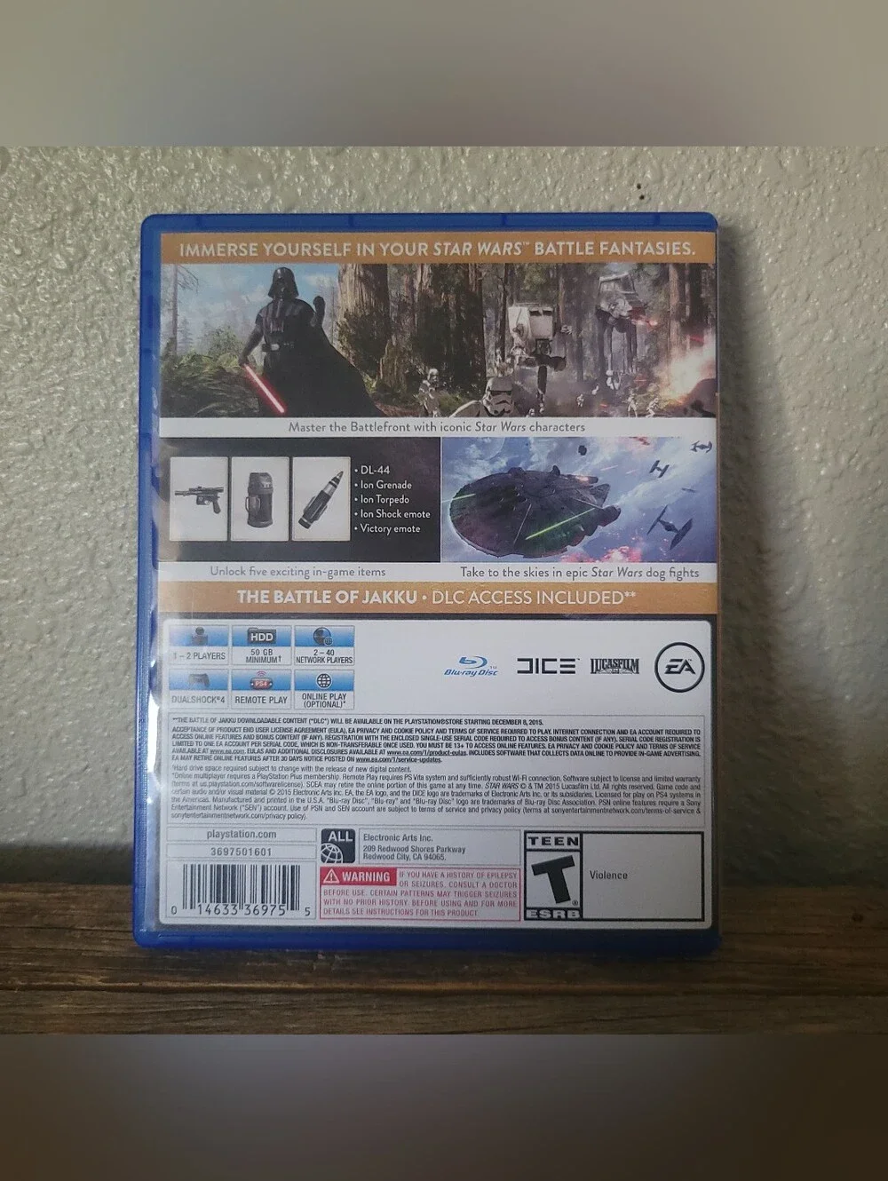 Star Wars Battlefront: Deluxe Edition (PS4, 2015) — Complete in Box (CIB)